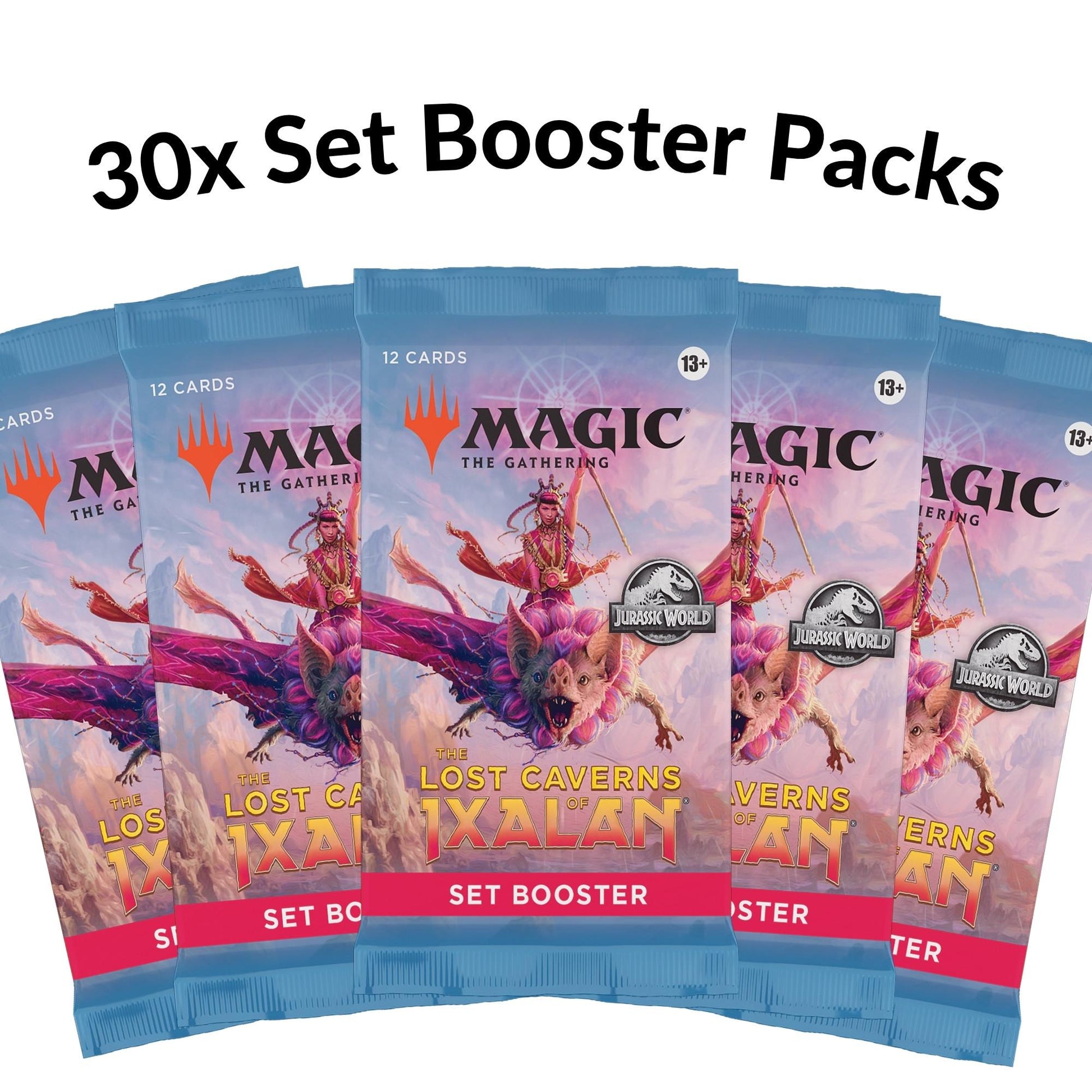 The Lost Caverns of Ixalan Set Booster Box 30 Booster & Box Topper The Lost Caverns of Ixalan Set Booster Box 30 Booster & Box Topper