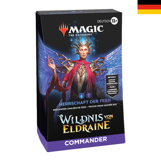Magic: The Gathering – Wildnis von Eldraine – Commander Deck – Herrschaft der Feen – DE