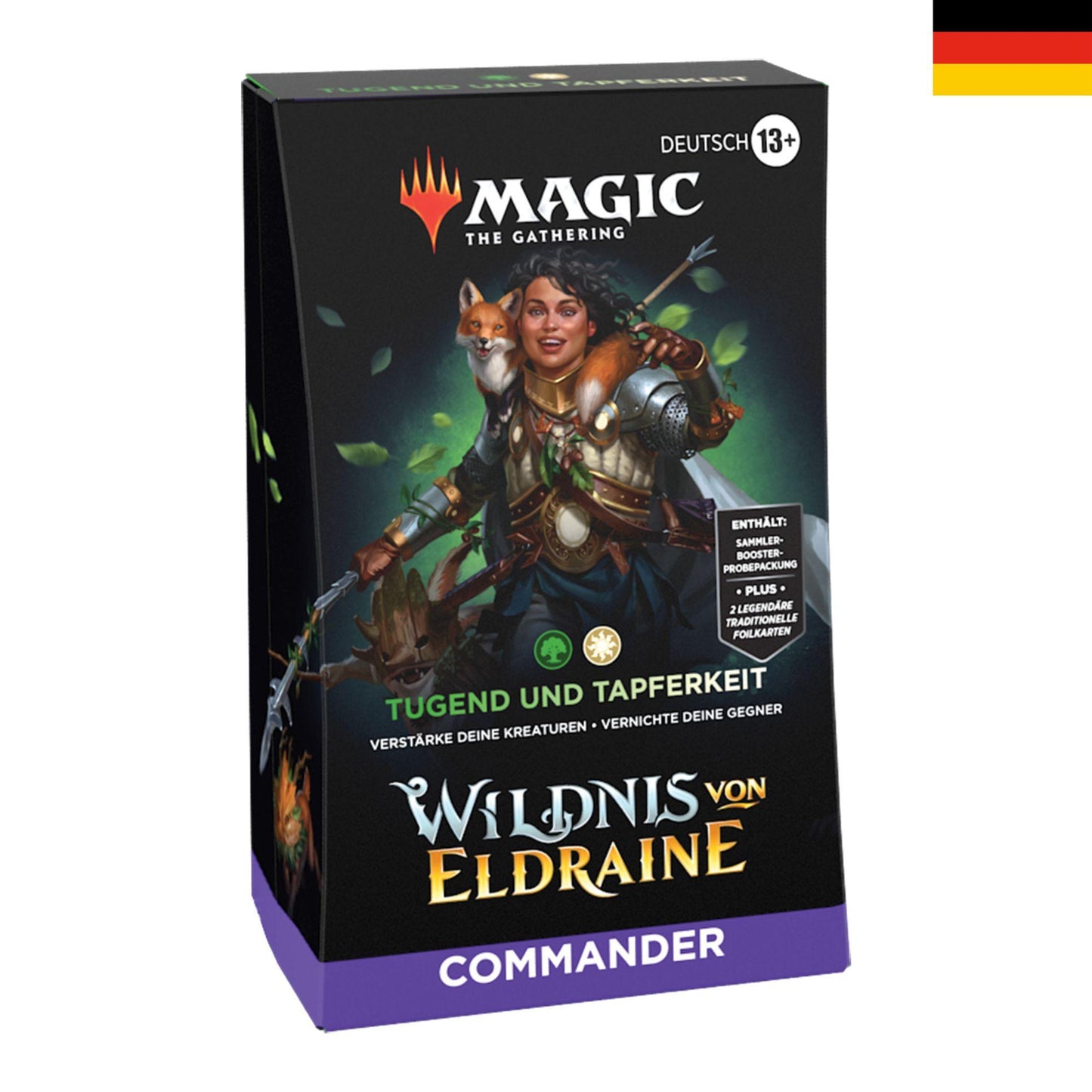 MTG – Wildnis von Eldraine – Commander Deck – Tugend und Tapferkeit – DE