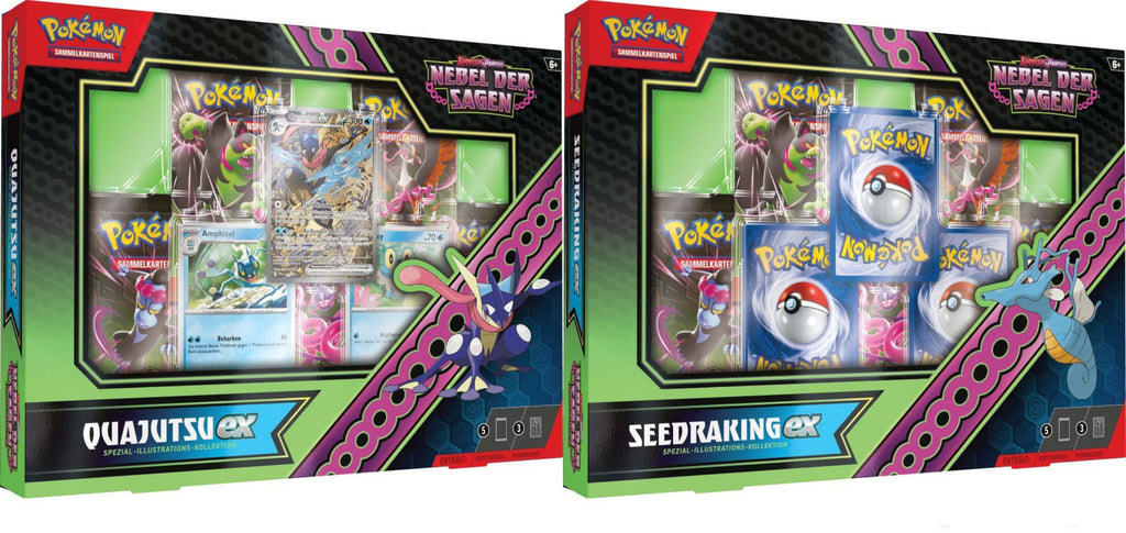 Pokemon TCG: Nebel der Sagen - Seedraking ex und Quajutsu ex Kollektion