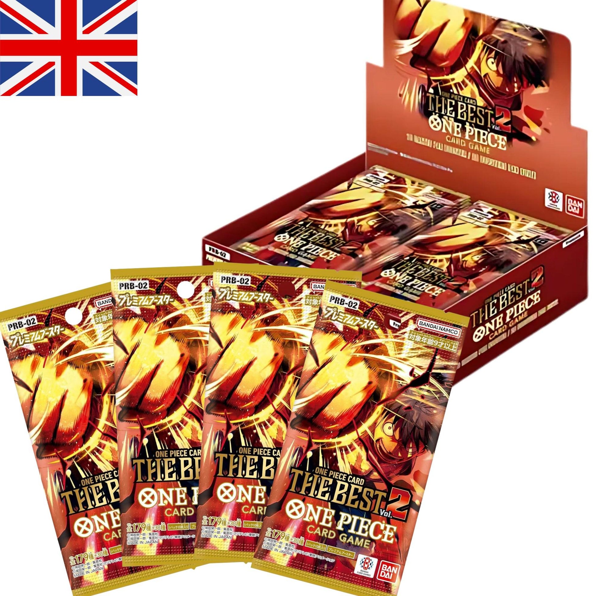 One Piece Card Game The Best Vol.2 | PRB-02 Booster Box One Piece Card Game The Best Vol.2 | PRB-02 Booster Box