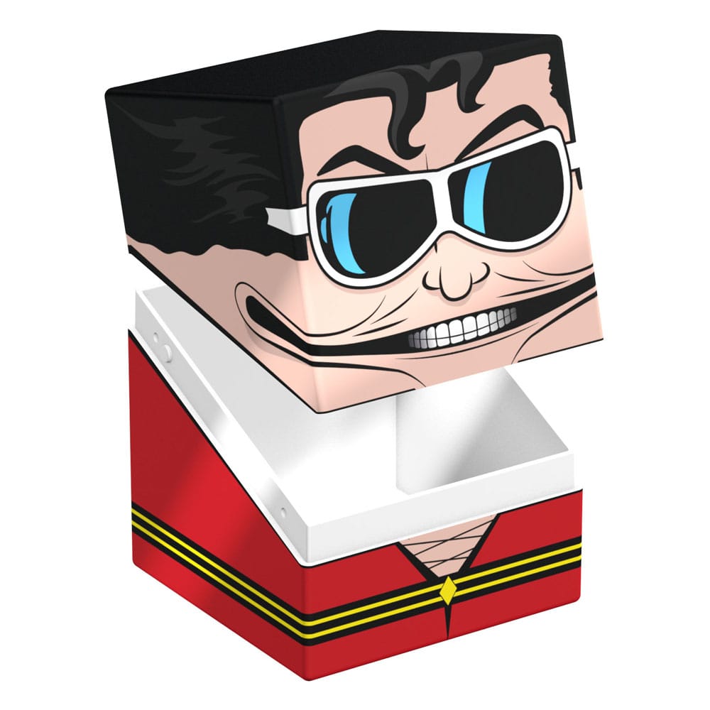 Der Verschluss-Mechanismus der Plastic Man™ Deck Box der Squaroe DC Justice League™