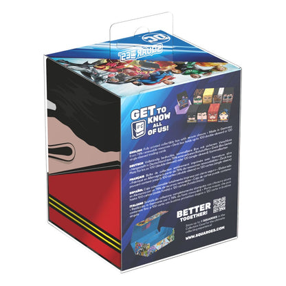 Plastic Man™ Deck Box der Squaroe DC Justice League™ in der Produktverpackung mit der Produktbeschreibung