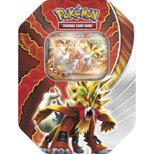 Die Pokémon TCG Paradox Destinies Tin mit der Promokarte Keilflamme ex