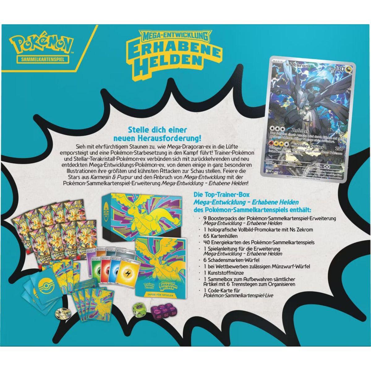 Pokémon TCG: Erhabene Helden – Top-Trainer-Box (Deutsch)