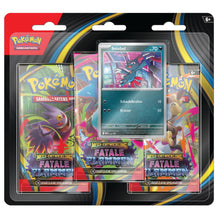 Pokémon TCG – Mega-Entwicklung Fatale Flammen – 3er-Pack Blister – DE