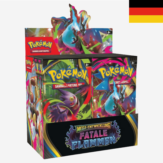 Pokémon TCG – Mega-Entwicklung Fatale Flammen – Booster Display – DE