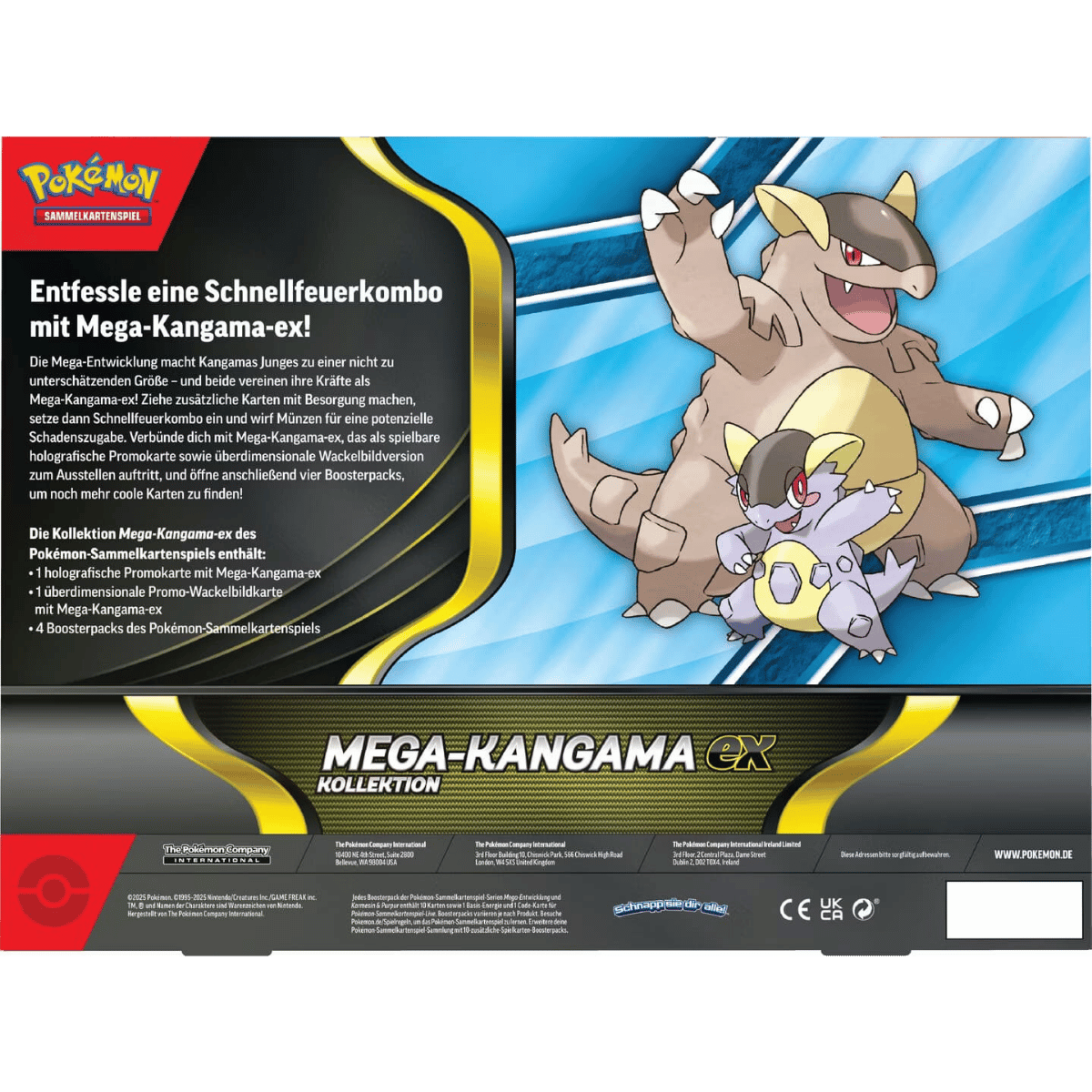 Pokémon TCG – Mega-Kangama ex – Kollektion – DE