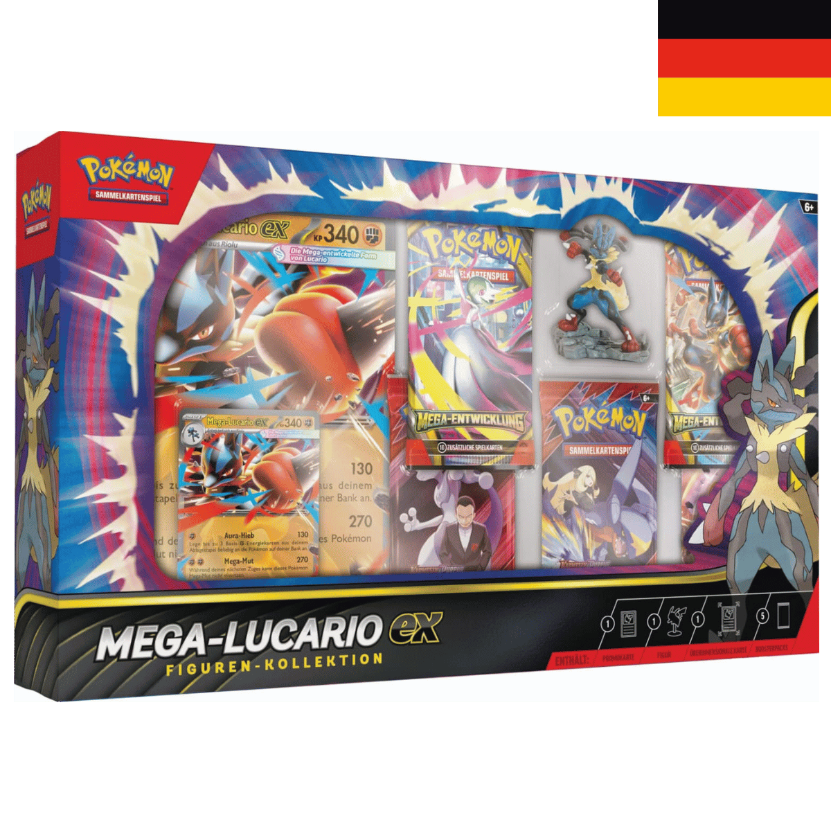 Pokemon TCG - Mega-Lucario ex Figuren Kollektion DE