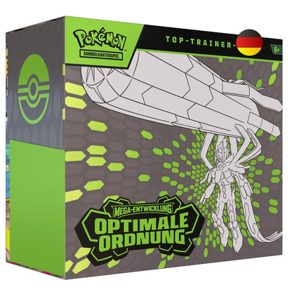 Pokémon TCG: Mega Entwicklung – Optimale Ordnung Top Trainer Box (Deutsch)