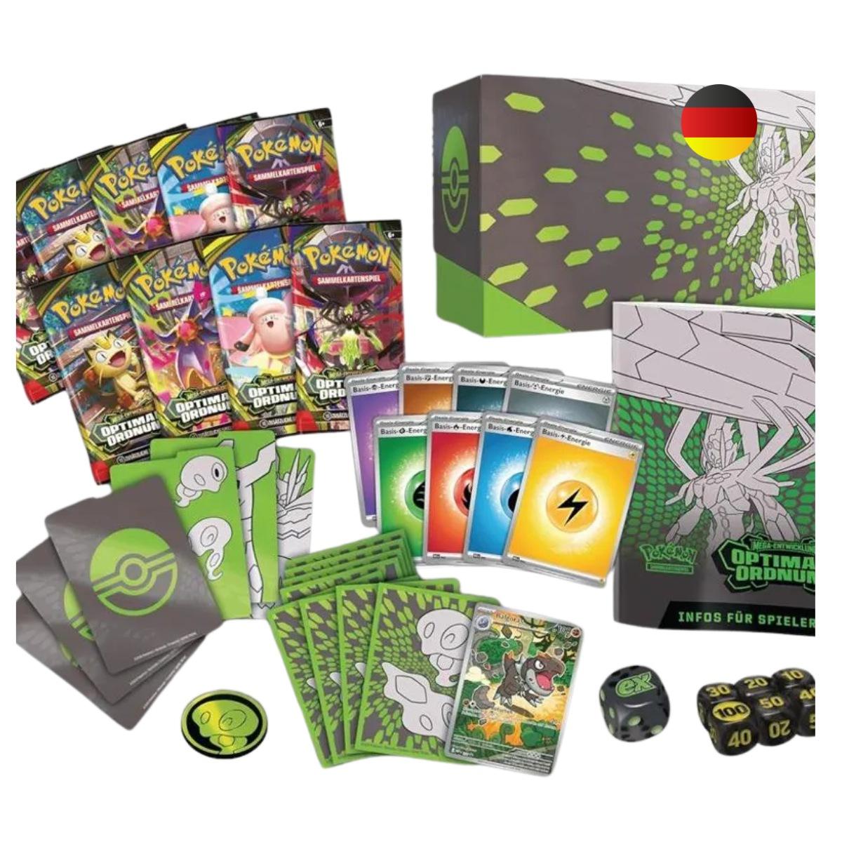 Pokémon TCG: Mega Entwicklung – Optimale Ordnung Top Trainer Box (Deutsch)