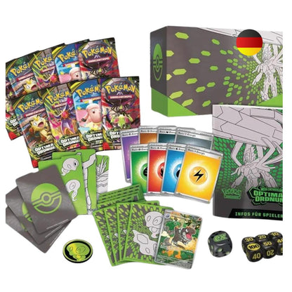 Pokémon TCG: Mega Entwicklung – Optimale Ordnung Top Trainer Box (Deutsch)