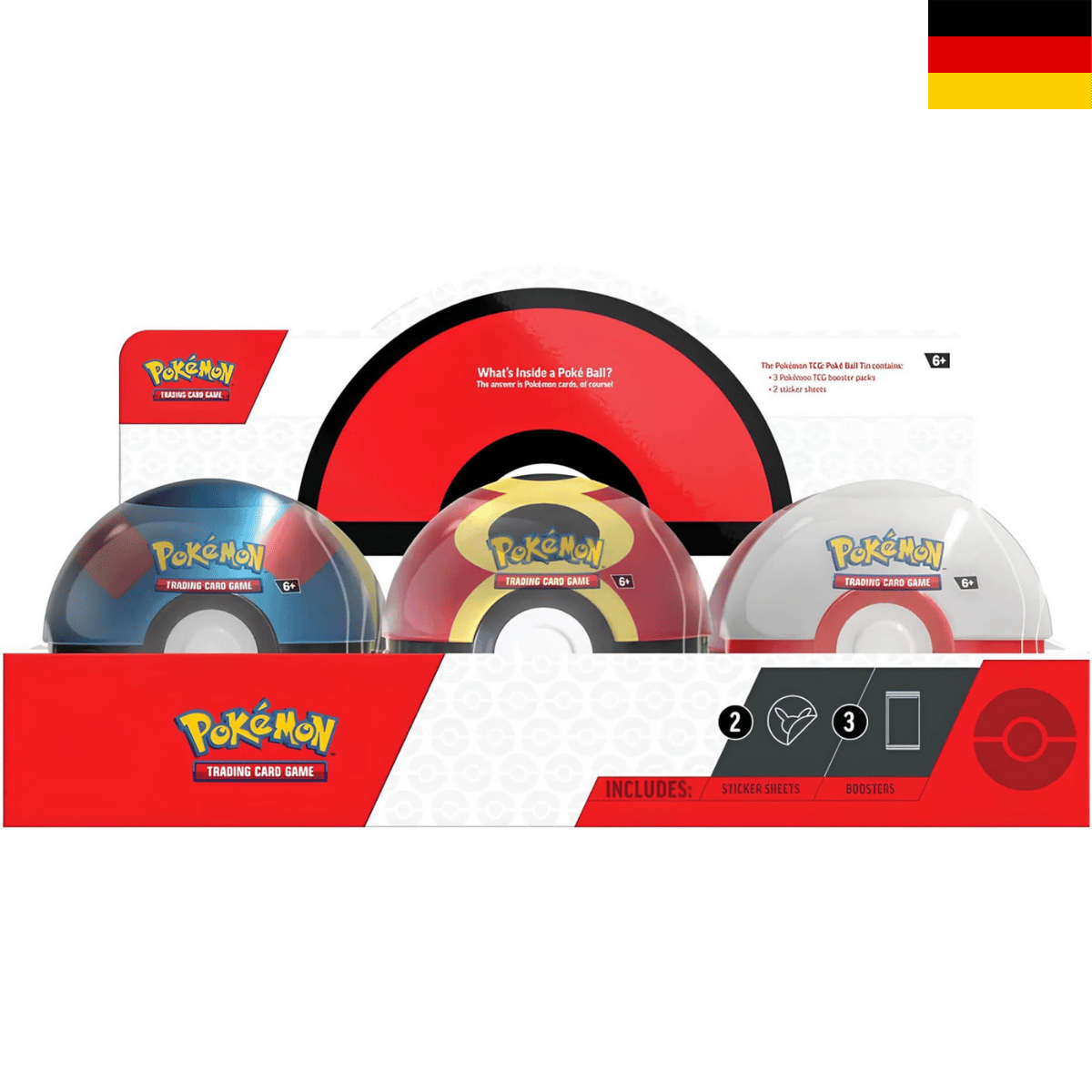 Pokeball Tin des Pokemon Sammelkartenspiels Herbst 2025 Version