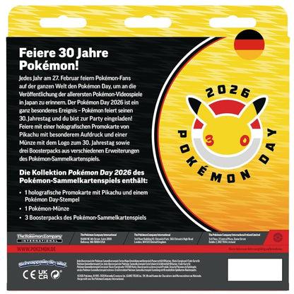 Pokémon TCG Celebration Bundle – 25th Celebration Deck Box & Pokémon Day 2026 Kollektion – DE