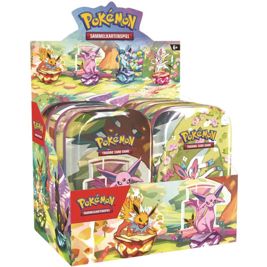 Pokemon TCG Prismatische Entwicklungen - Mini Tin Display