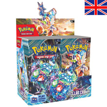 Booster Display with 36 Booster of the Pokemon TCG extension Stellar Crown