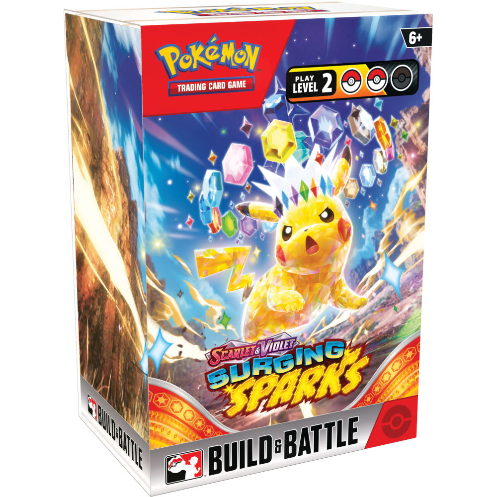 Die Build $ Battle Box der Pokémon TCG Erweiterung Stürmische Funken