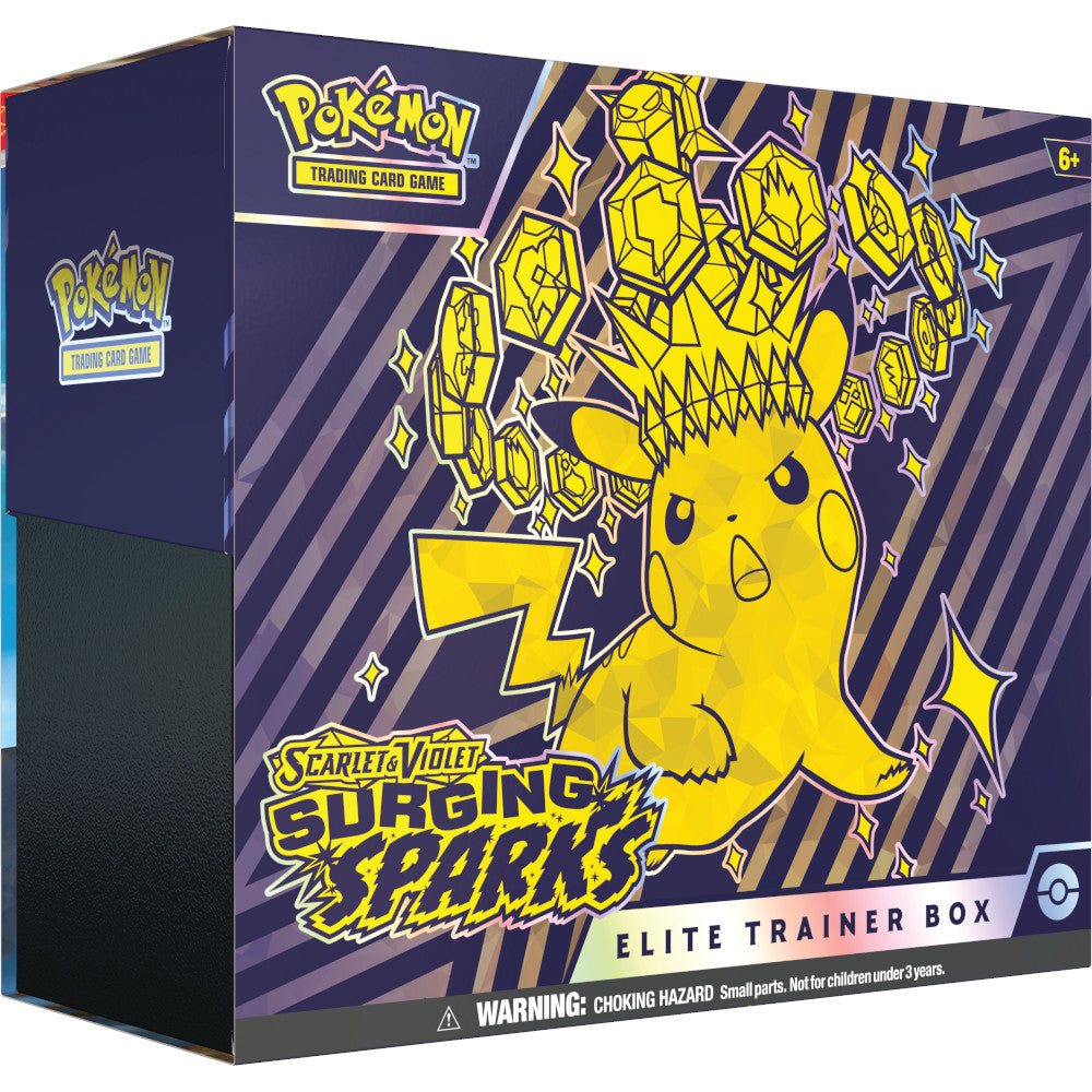 Die Top Trainer Box der Pokemon TCG Erweiterung Stürmische Funken