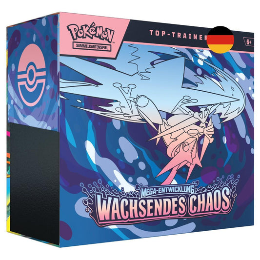 Pokémon TCG: ME04 Growing Chaos – Elite Trainer Box (German Edition)