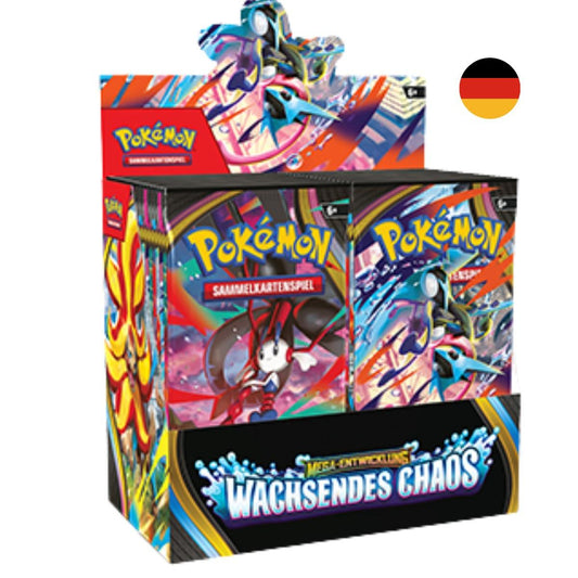Pokémon TCG: ME04 Wachsendes Chaos – Booster-Display (36 Packs - Deutsch)