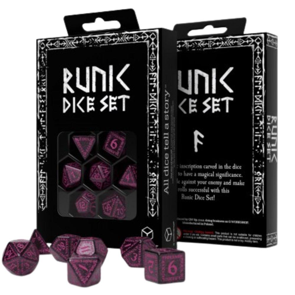 Q-Workshop – Runic 7-teiliges Polyedrisches RPG Würfelset