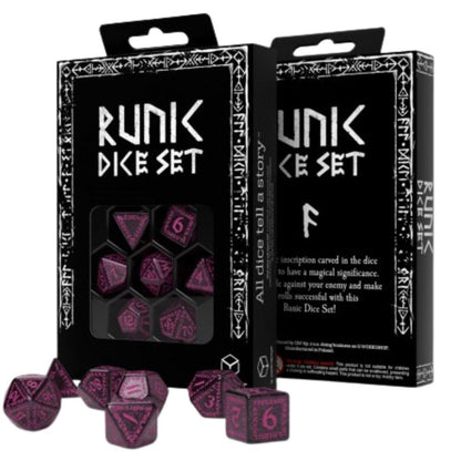 Q-Workshop – Runic 7-teiliges Polyedrisches RPG Würfelset