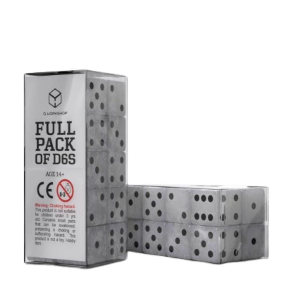 Q-Workshop – Full Pack: D6 Würfelset (20 Stück, 16 mm)