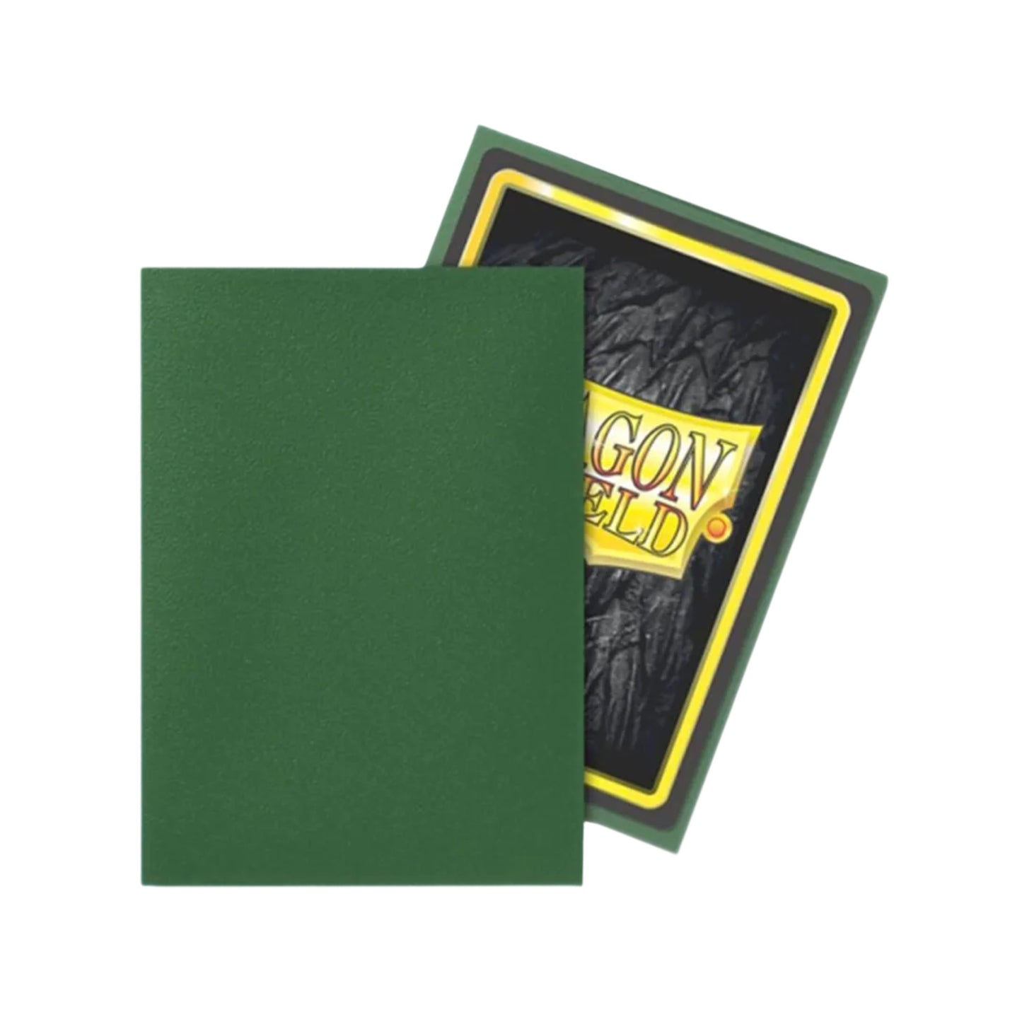 Dragon Shield: 100 Matte Sleeves - Standard Size Forest Green