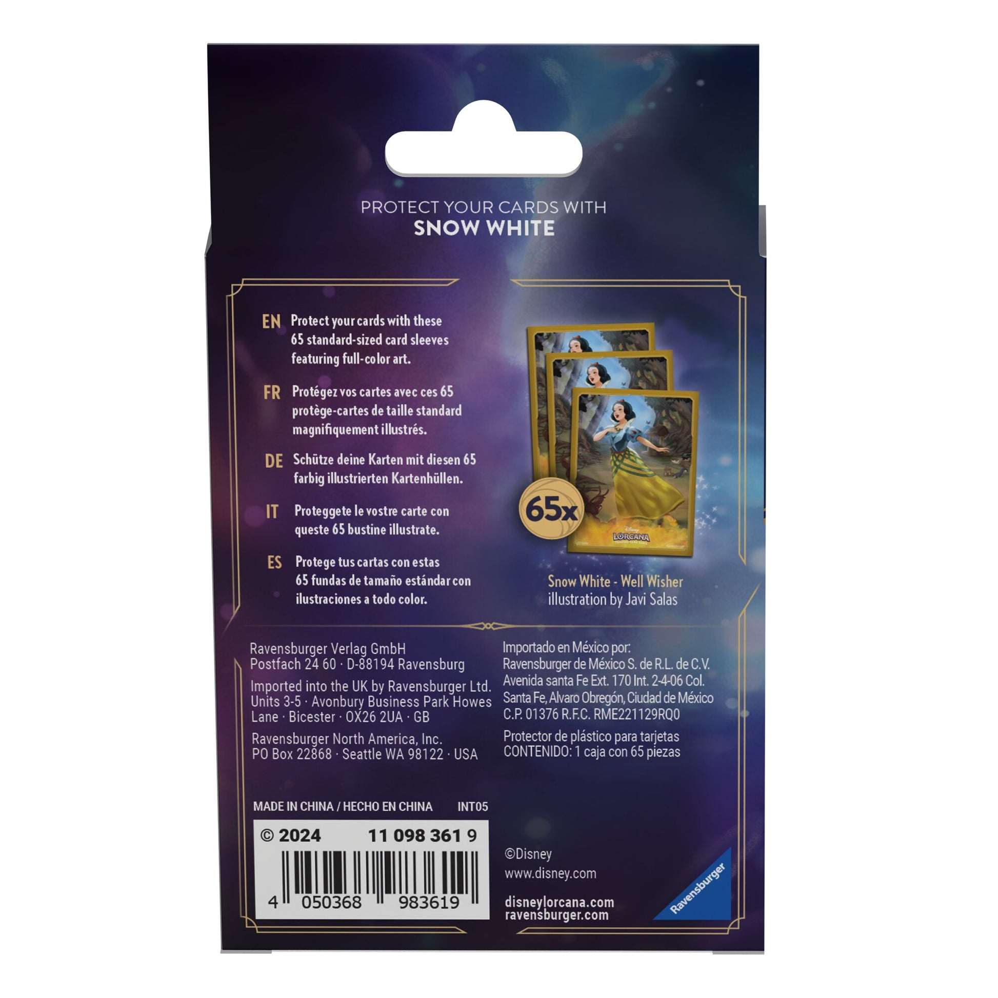 Disney Lorcana: Snow White Card Sleeves | Ursula's Return Edition Disney Lorcana: Snow White Card Sleeves | Ursula's Return Edition