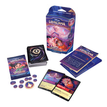 Der Inhalt des Disney Lorcana Starter Deck Amethyst Rubin