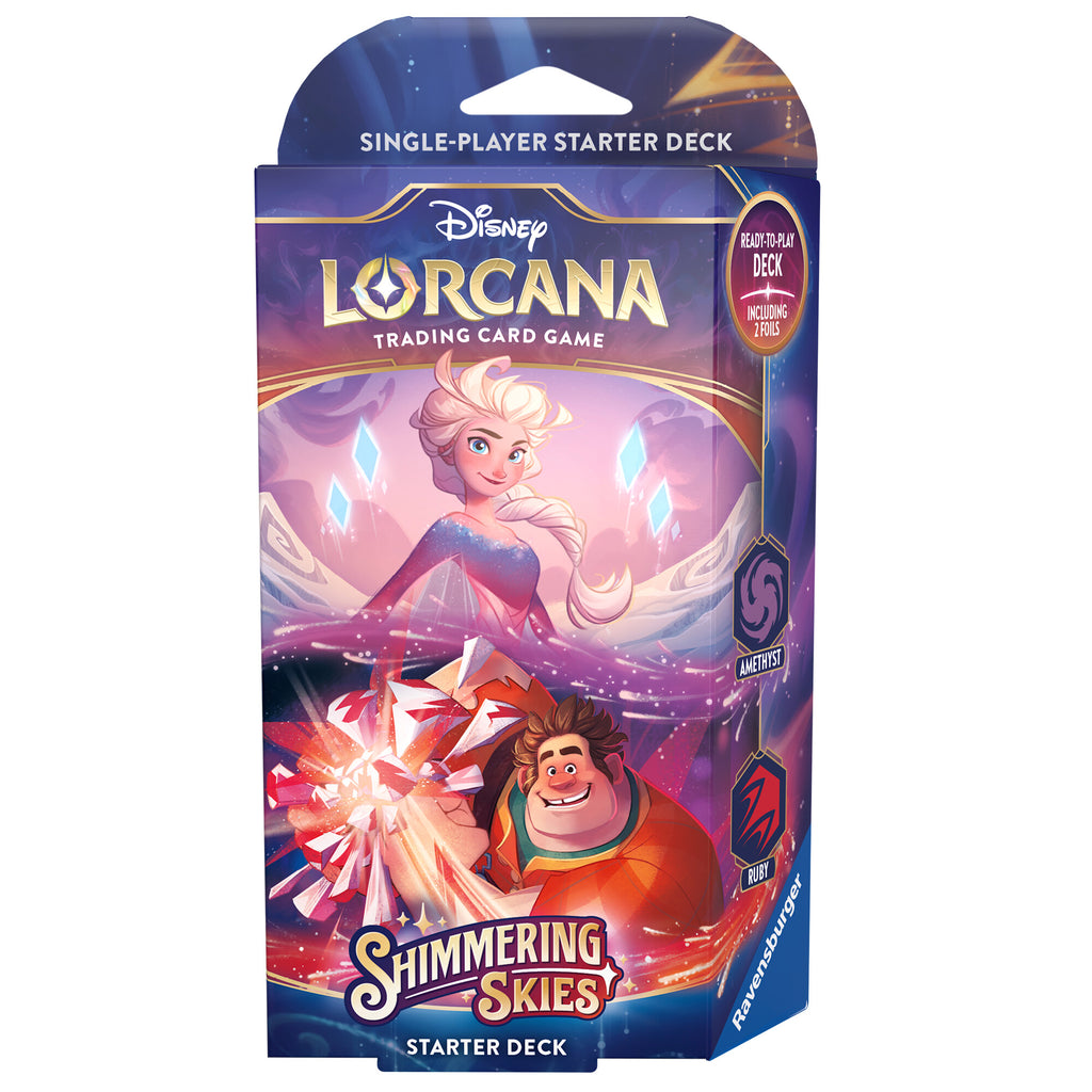 Disney Lorcana Starter Deck Amethyst Rubin in Englisch