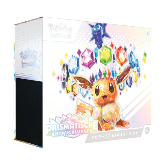 Pokemon TCG - Prismatische Entwicklungen ETB enthält 9 Booster, Zubehör & eine Pokemon Evoli Promo-Karte