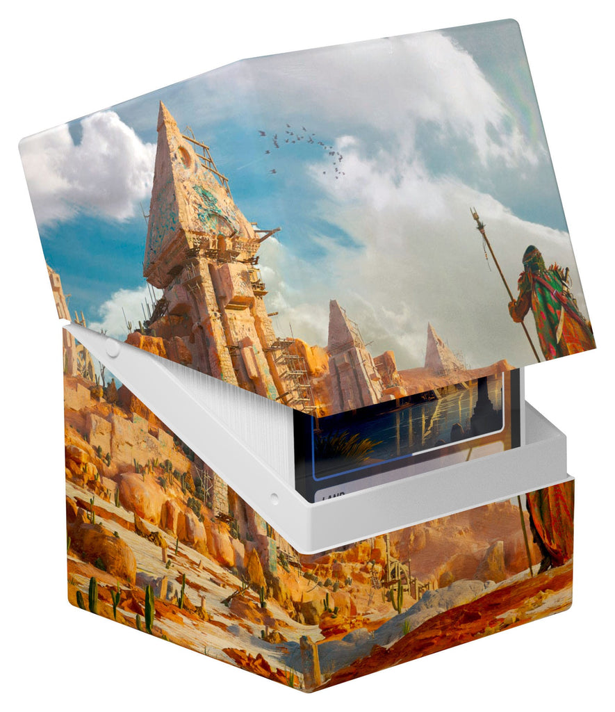 Der Verschluss-Mechanismus der RTE Boulder 100+ Artist Edition #2 Deckbox von Mario Renaud