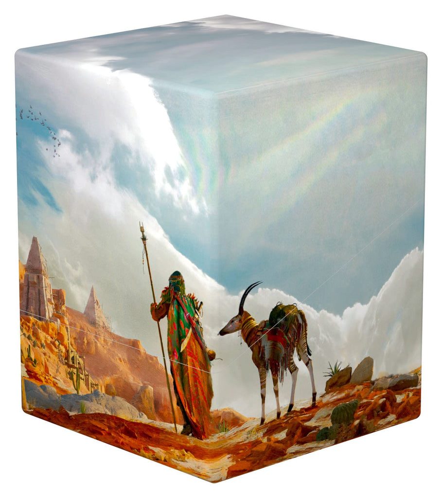 Die RTE Boulder 100+ Artist Edition #2 Deckbox von Mario Renaud, hergestellt von Ultimate Guard