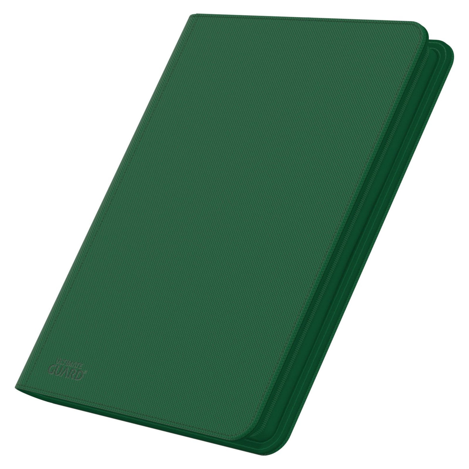 Das 9-Pocket Zipfolio von Ultimate Guard in der Farbe Grün