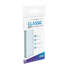 Ultimate Guard: 100 Classic Resealable Sleeves - Standard Size Transparent