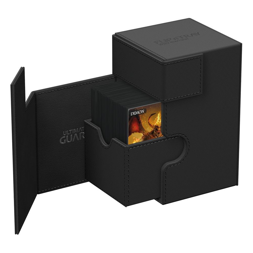 Herausnehmbares Kartenfach der Ultimate Guard Flip’n’Tray 100+ Deckbox mit Magic The Gathering Karten