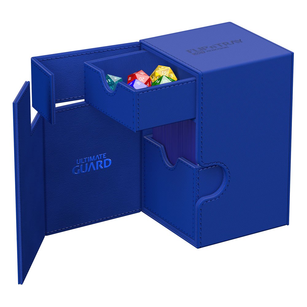 Card Tray und Dice Tray der Flip'n'Tray 100+ für optimale Organisation von Spielzubehör