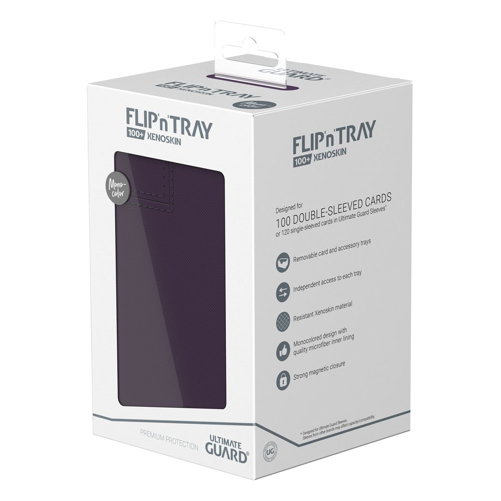 Ultimate Guard Flip'n'Tray 100+ Xenoskin Violett Deckbox in Originalverpackung