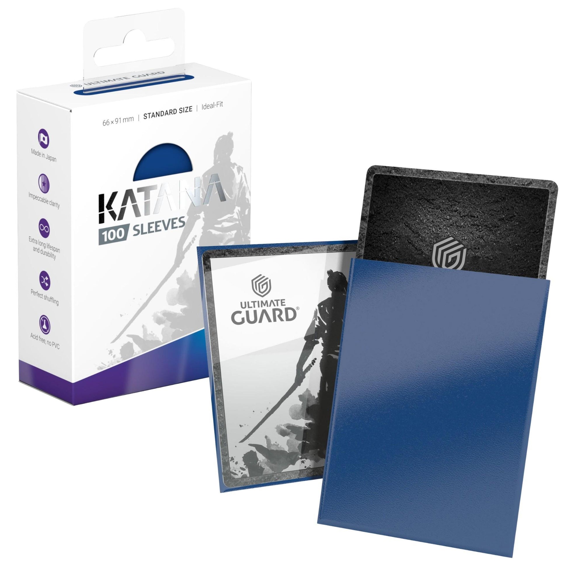 Ultimate Guard 100 - Katana Sleeves Standard Size - Red Ultimate Guard 100 - Katana Sleeves Standard Size - Red
