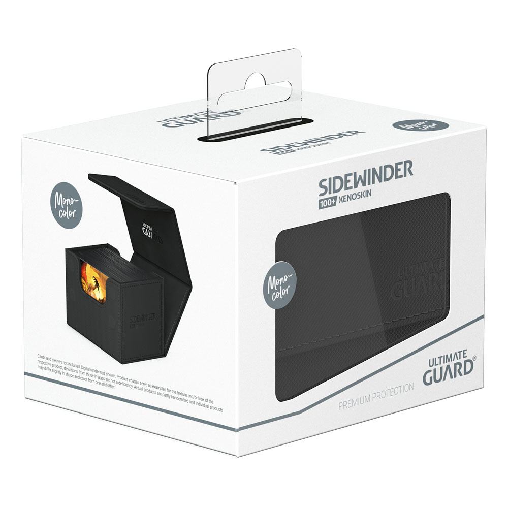 Ultimate Guard Sidewinder 100+ Deckbox n Schwarz für 100 double sleeved Sammelkarten