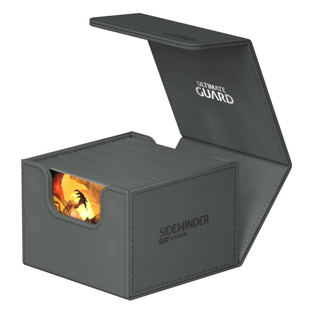 Die Ultimate Guard Sidewinder 133+ Deckbox in der Farbe Grau für MTG Commander 