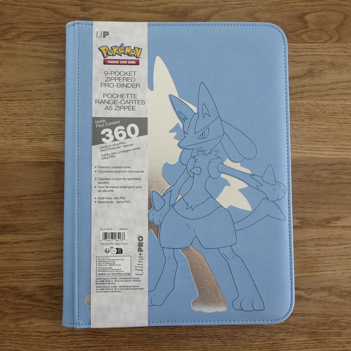 Ultra Pro Pokemon Sammelalbum - Elite Series 9-Pocket Binder Lucario
