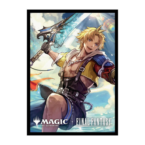 final fantasy mtg tidus deck MTG Final Fantasy Sleeves Tidus, Yuna's Guardian