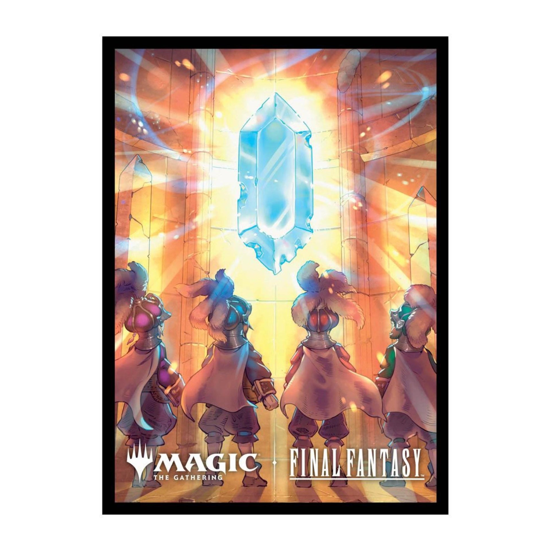 mtg crystals final fantasy MTG Final Fantasy Sleeves The Crystal's Chosen