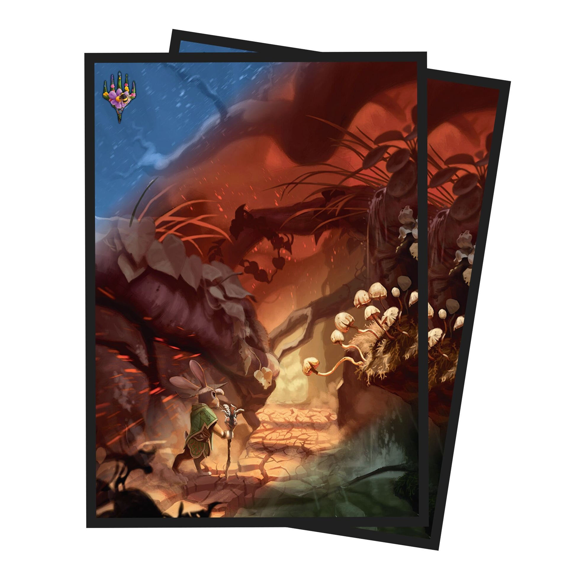 Die Deck Protector Sleeves von Ultra Pro im Bloomburrow Season Lands Design Forest