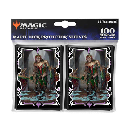 Ultra Pro 100 Deck Protector Sleeves - MTG Tarkir Dragonstorm Sultai Commander