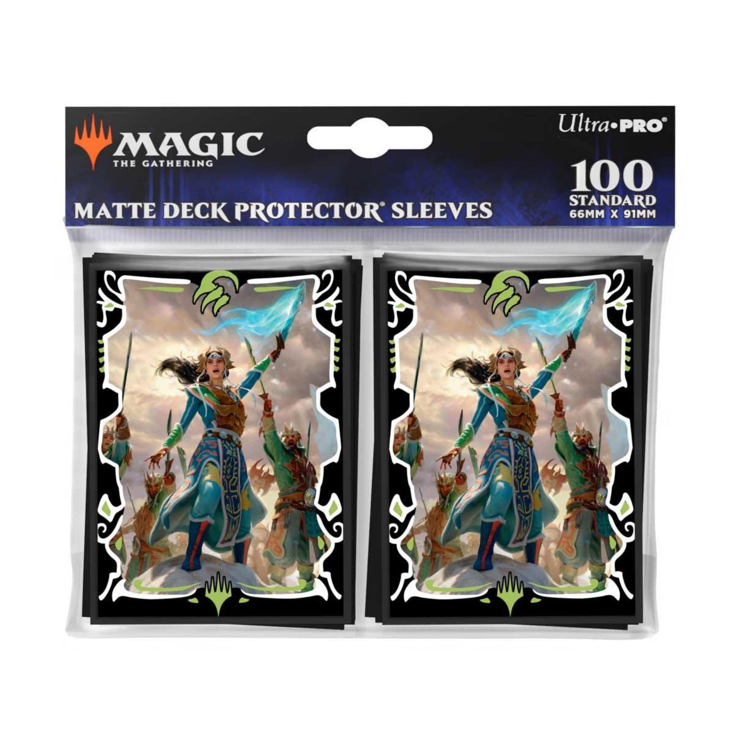 Ultra Pro 100 Deck Protector Sleeves - MTG Tarkir Dragonstorm Temur Commander