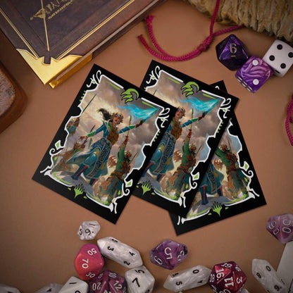 Ultra Pro 100 Deck Protector Sleeves - MTG Tarkir Dragonstorm Temur Commander