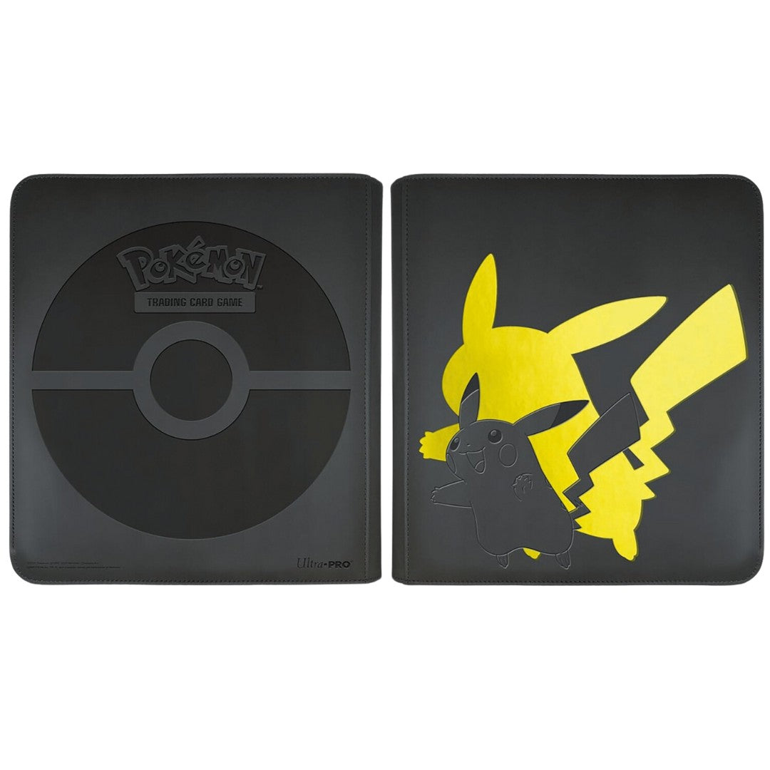 Der 12 Pocket Pro Binder von Ultra Pro im Elite Series Pikachu Design